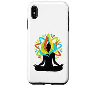 Lotus Pose Yoga Positive Art Namaste Meditation Zen Case for iPhone XS Max