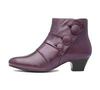 Lotus Prancer Womens Ankle Boots 7 UK Purple