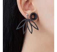 Lotus Recycle Rubber Earrings