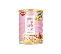 Lotus root powder 500g, red dates nuts and tremella fuciformis soup, instant Chinese wolfberry pure lotus root powder, light meal substitute, no cooking breakfast (2 cans)