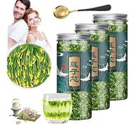 Lotus Seed Core Tea for Men, Natural Lotus Seed Heart Tea, Dried Lotus Plumule Lotus Embryo Tea, Liver and Kidney Care Tea, Men's Toning Tea, Lian Zi Xin Tea, Chinese Kidney Care Tea (3PC-125g)