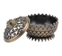 Lotus Shaped Copper Incense Holder for Bedroom and Study Room Decor