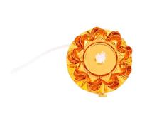 Lotus Shaped Ghee Oil Lamp Holder with Dimming Feature for Home