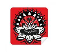 Lotus Silhouette Celebrate Mexico Mexican Glasses Cleaning Cloth Phone Screen Cleaner Suede Fabric 2pcs