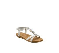 Lotus Silver 'bettina' Flat Sandals