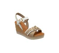 Lotus Women's Solena Womens Wedge Heel Sandals - White - Size: 6