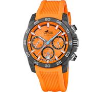 Lotus L18974/6 Men's Orange Dial Chronograph Wristwatch