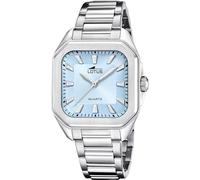 Lotus Watches Dress Watch 18967/4 - Women's Stainless Steel Light Blue Square Dial