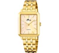 Lotus Ladies Square Watch 18982/2 - Gold PVD-Plated Steel, Steel Bracelet - Cream