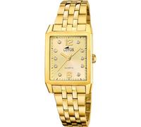 Lotus Watches Dress Watch 18986/2 Ladies Gold PVD-Plated Steel Square Steel Bracelet One Size