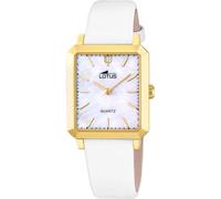 Lotus 18988/1 Ladies Gold PVD-Plated s Steel Watch with Leather Strap