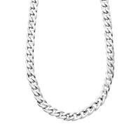 LOTUS STYLE LS1938-1/1 Men In Black Steel Men's Necklace, Sterling Silver, No Gemstone