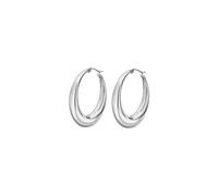 Lotus Style LS2177-4/1 Hoop Earrings one size silver