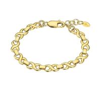 LOTUS Style Urban Woman LS2578-2/2 Women's Bracelet - Gold Stainless Steel with Infinity Links, 20 cm, Lobster Clasp, Gloss Finish