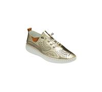 'Tassia' Leather Casual Shoes Lotus Gold 7