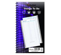 Lotus Things To Do Today Pad | Spiral Bound | Perforated Pages | Appointments Time, Notes & Graph - THITD-8019 (3 Pads)