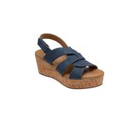 Lotus 'thora' Open-Toe Wedge Sandals In Navy Navy