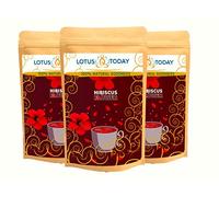 Lotus Today Herbal Tea, 60 Hibiscus Tea Bags, Bleach free & Bio Degradable tea bags, Caffiene free, Made of 100% Pure Hibiscus Sabdariffa flowers