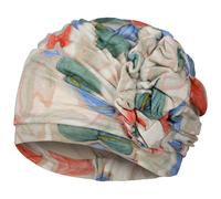 Lotus Tropical Blossoms Linen Turban by Christine Headwear