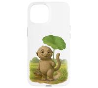 Lotus Umbrella Wanderer - Forest Friend Case for iPhone 15