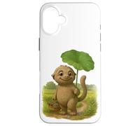 Lotus Umbrella Wanderer - Forest Friend Case for iPhone 16 Plus