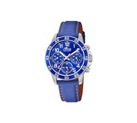 LOTUS Watch Model 18581/6 from The Junior Collection, 36 mm case with Blue-Orange Leather Strap for Cadets