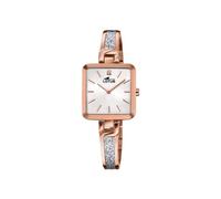 Lotus Watch Model 18727/1 Bliss Collection, 27.50/26 mm Silver with Rose Steel Strap for Women