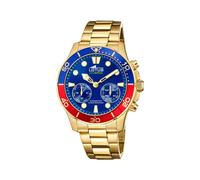 LOTUS Watch Model 18802/3 from The Connected Collection, 44.5 mm Blue case with Plated Steel Strap for Men, one Size, Bracelet
