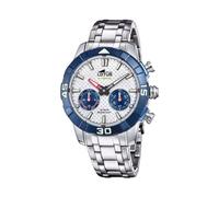 LOTUS Watch Model 18810/1 from The Connected Collection, 45 mm Silver case with armys Steel Strap for Men