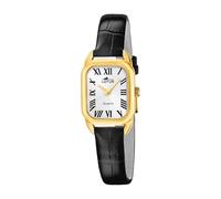 Lotus Women's Analogue Watch in Black Leather