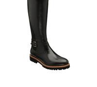 'Belvedere' Leather Knee-High Boots Lotus Black 4