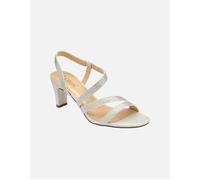 Lotus Bernadette Silver Womens Heeled Sandals in a Plain Man-made in Size 7