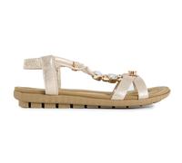 Lotus Womens Bettina Flats Sandals Gold