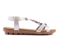 Lotus Womens Bettina Flats Sandals Metallic