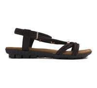 Lotus Womens Domenica Flats Sandals Black