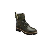 Lotus Women's 'Foster' Leather Ankle Boots in Khaki | Size: 5 Lotus Khaki 5