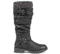 Lotus Womens Juniper Mid-Calf Boots Black