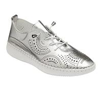 Lotus Womens Katya Bungee Lace Trainers ULS327 JJ 6 UK Silver