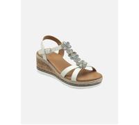 Lotus Women's 'Letica' Open-Toe Wedge Sandals in White | Size: 5 Lotus White 5
