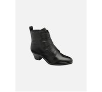 Lotus Women's 'Lorissa' Leather Zip-Up Ankle Boots in Black | Size: 5 Lotus Black 5