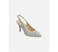 Lotus Marisol Lyla Silver Glitz Womens Slingback Shoes in a Plain Textile in Size 5