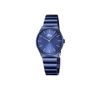 Lotus Women's Quartz Watch with Blue Dial Analogue Display and Blue Stainless Steel Plated Bracelet 18283/2