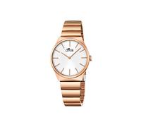 Lotus Women's Quartz Watch with Silver Dial Analogue Display and Rose Gold Stainless Steel Rose Gold Plated Bracelet 18282/1