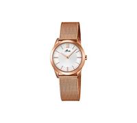 Lotus Women's Quartz Watch with Silver Dial Analogue Display and Rose Gold Stainless Steel Rose Gold Plated Bracelet 18293/1
