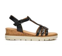 Lotus Womens Shannon Wedges Sandals Black
