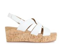 Lotus Womens Thora Wedges Sandals White