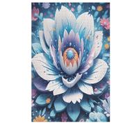 Lotus Wooden Jigsaw Puzzles, 1000 Piece Puzzle Board Game, Best Gift for Adults And Kids, Family Game, （78×53cm）