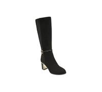 Lotus 'wynter' Textile Knee-High Boots In Black Black