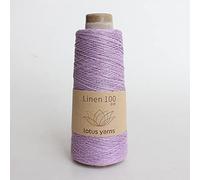 Lotus Yarns 100% Natural Linen Lace Weight Hand Knitting Crochet Yarn 100g/cone for Summer Fashion Garments Baby Clothes Soft and Cool 13