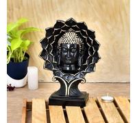 LOTUSAMAR Beautiful Sitting Buddha Idol Statue for Home & Garden Living Room | Healing Spirit Blessing Buddha Statue 02